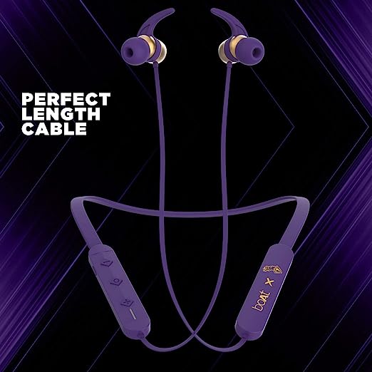 boAt Rockerz 255 Kkr Thunder Purple Bluetooth Wireless In Ear Earphones With Mic boAt Rockerz 255 Kkr Thunder Purple Bluetooth Wireless In Ear Earphones With Mic